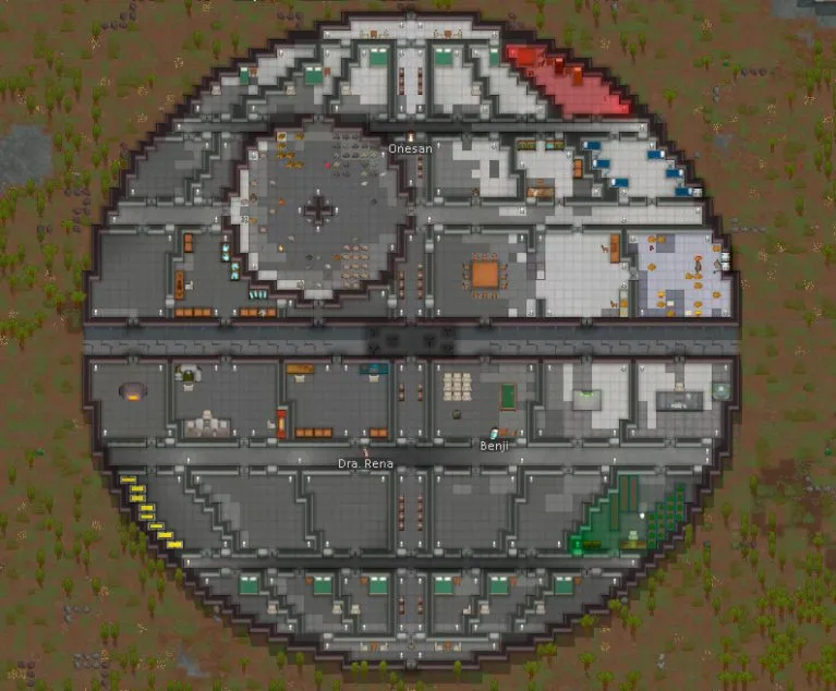 Death Star Rimworld Base Layout ⋆ RimWorld Base