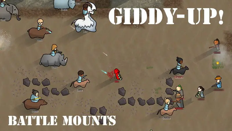 Rimworld giddy up как оседлать