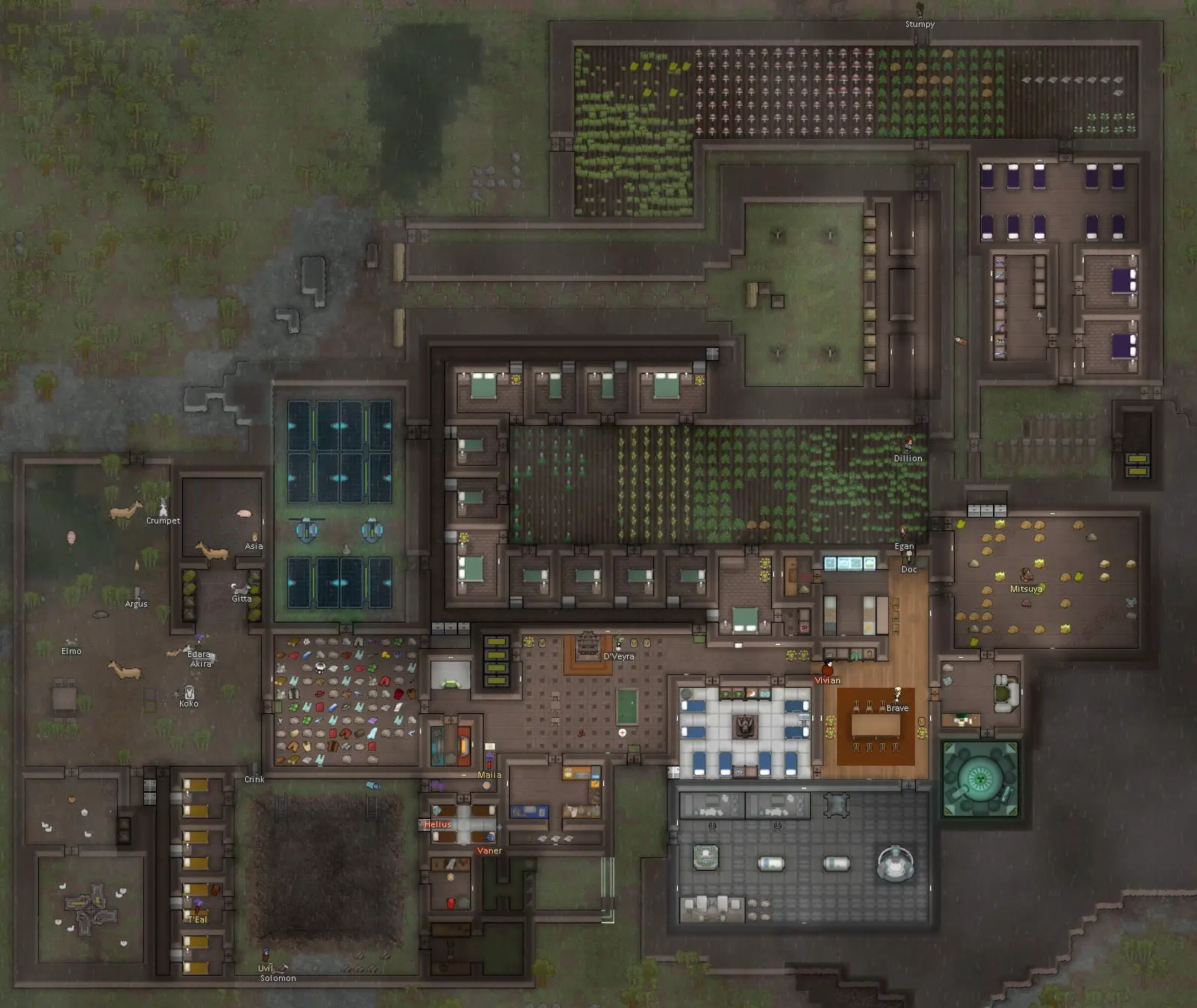 People in RimWorld constantly observe their situation and surroundings in o...