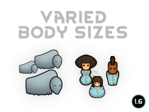 Varied Body Sizes Mod ⋆ RimWorld Base