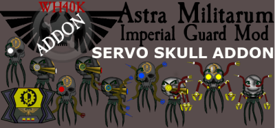 Astra Militarum Imperial Guard ServoSkull Addon Mod