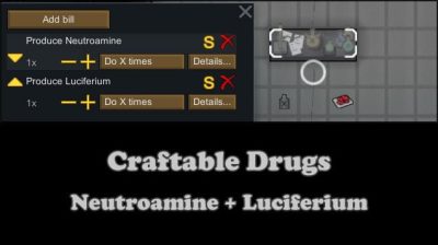 Craftable Drugs Mod