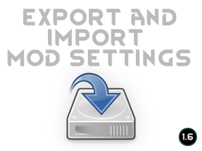 ExportAndImportModSettings